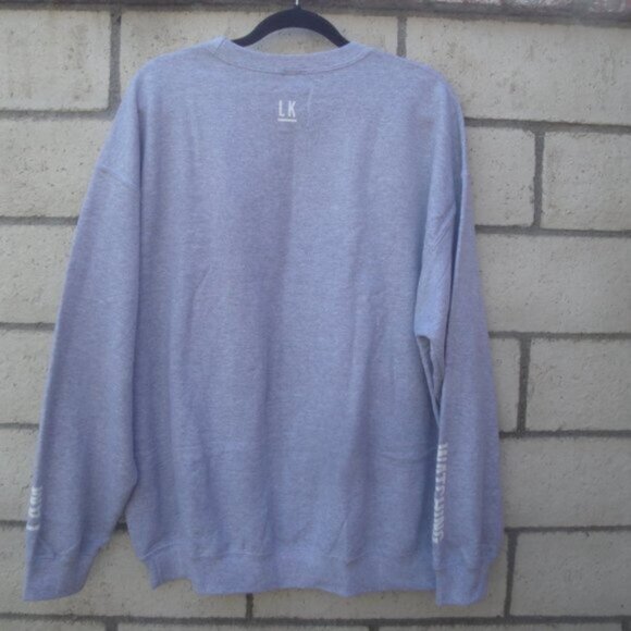 Liza Koshy Sweatshirt XL Gray with white graphic letters-I am Watching Content - Picture 5 of 5